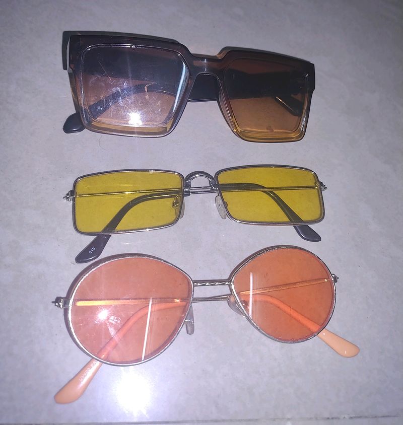 Sunglasses combo Flat 150/-