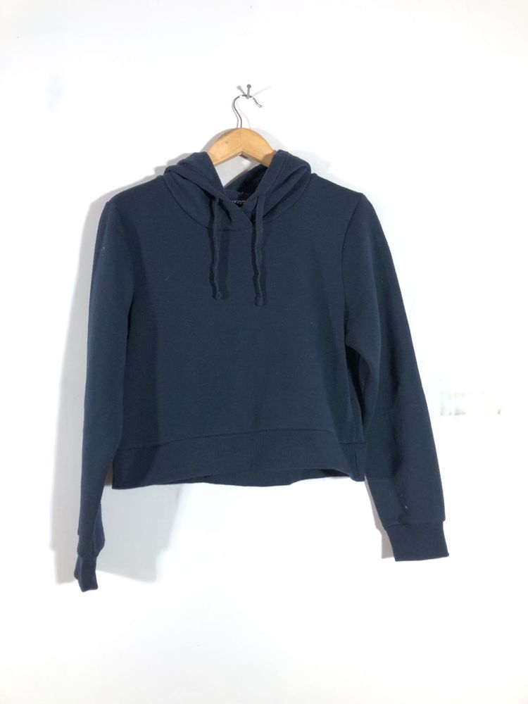 Navy Blue Casual Hoodie (Women’s)