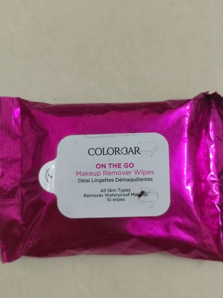 Colorbar Makeup Remover wipes