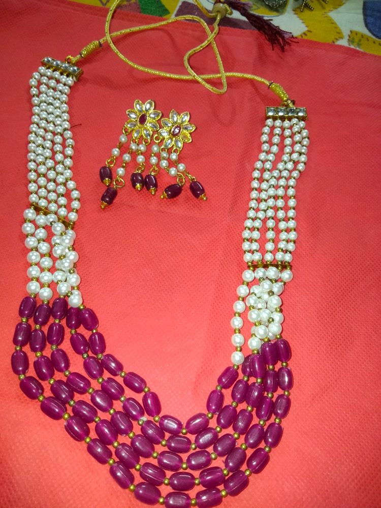 Mala And Earrings