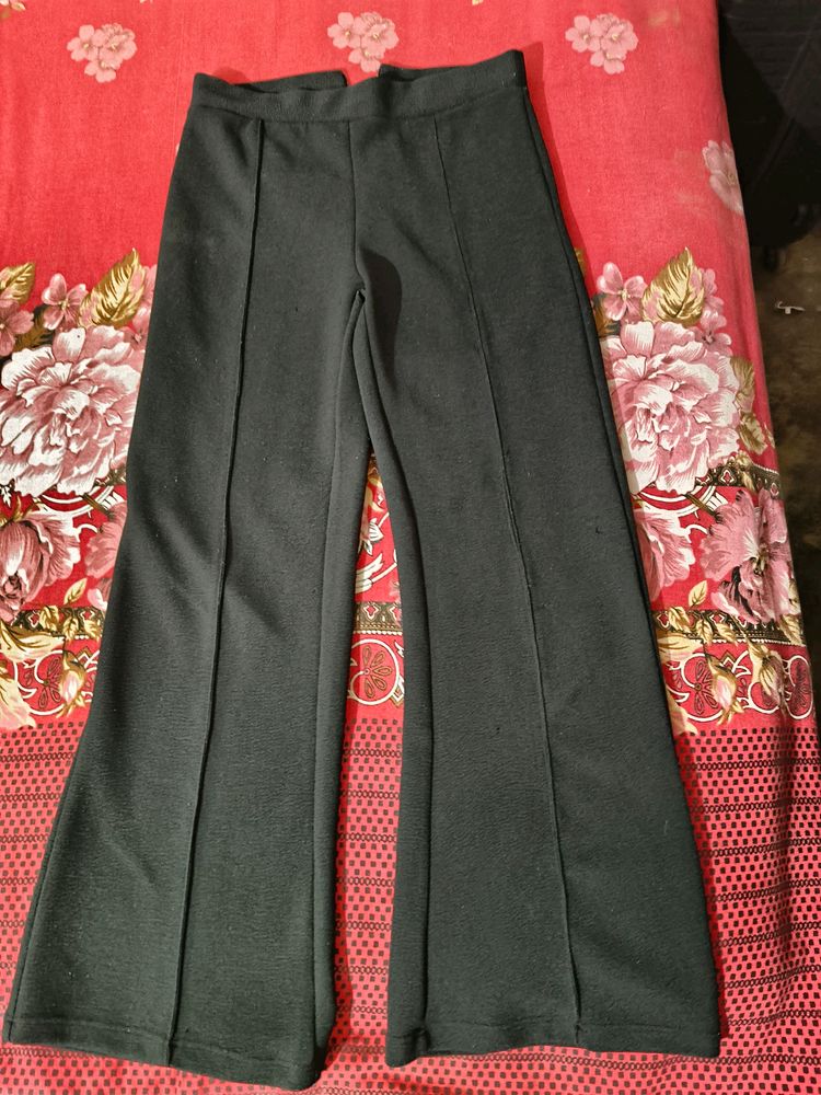 Tokyo Talkies Black Flared Trouser