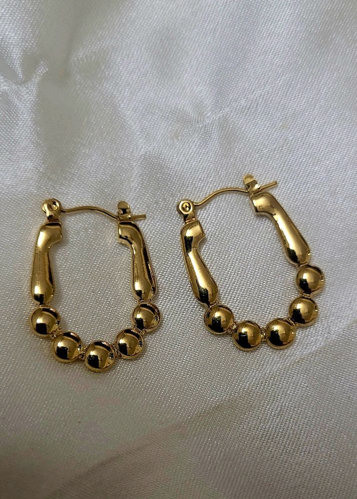 U Bead Style Hoops