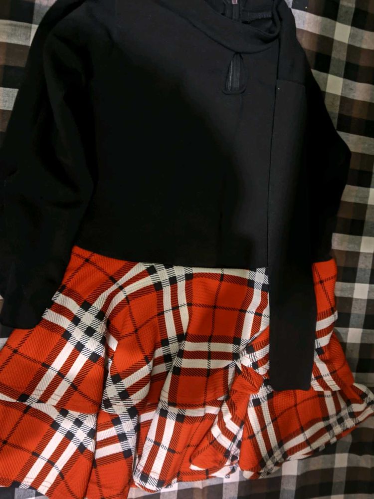 New Plaid Skirt Top