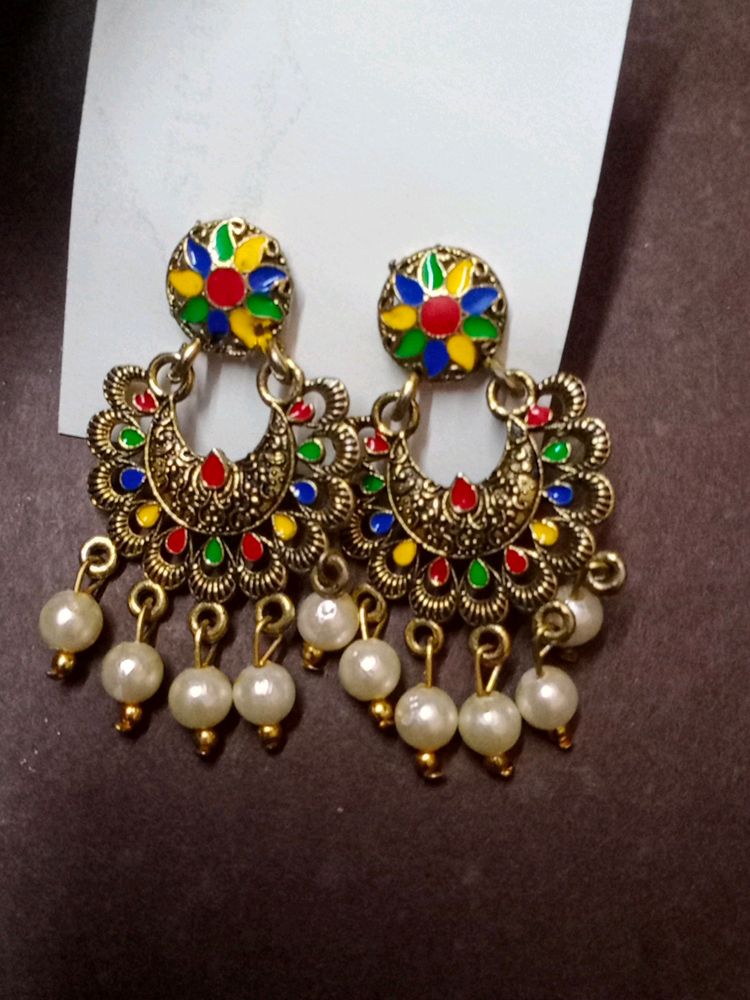 Multi Colored Earrings