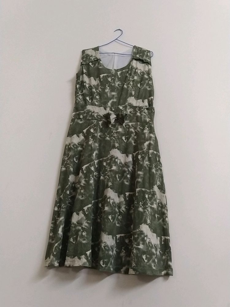 Olive Dress For Girls