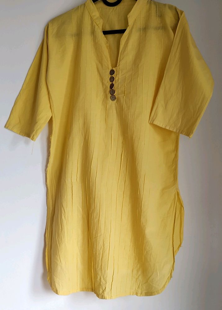 Yellow Kurta For Daily Wear