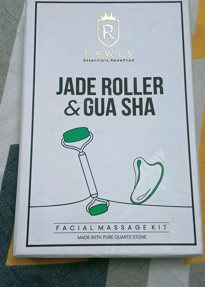 Branded Jade Roller & Hua Sha