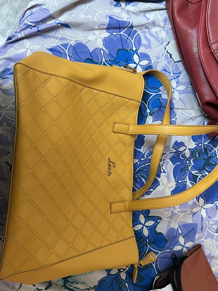 Yellow Lavie Tote Bag