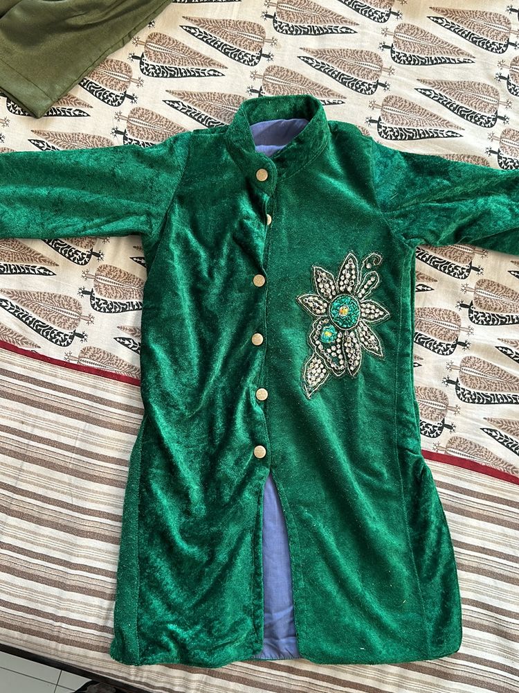 Velvet Kurta For Boys Toddler