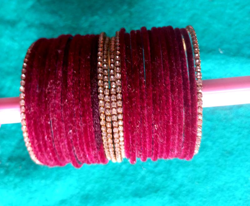 Unique Creation twisty Velvet Bracelets & Bangles