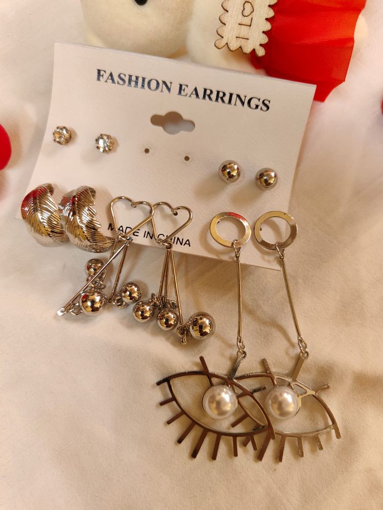 5 Pair Earring Set