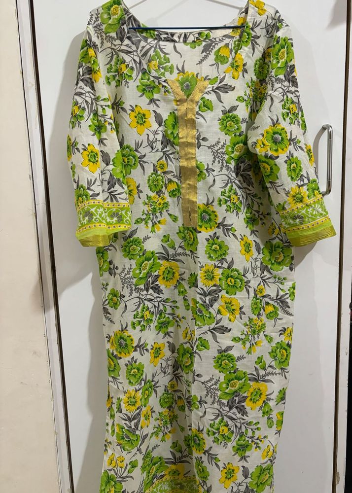 Women Cotton Silk Kurta