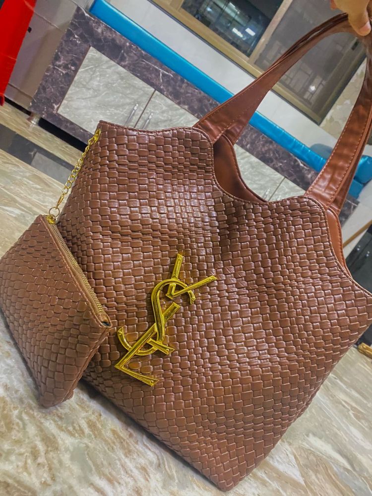 Brown Tote Bag