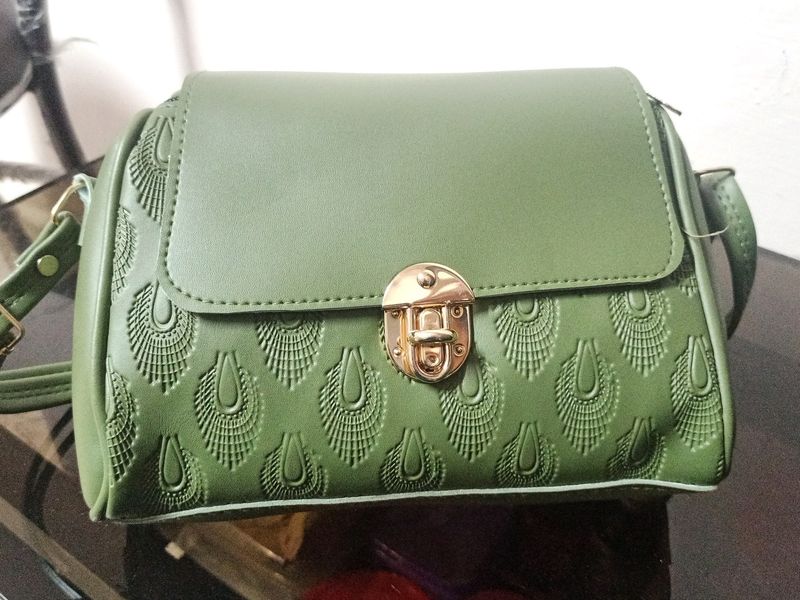 Mehendi Green Sling Bag