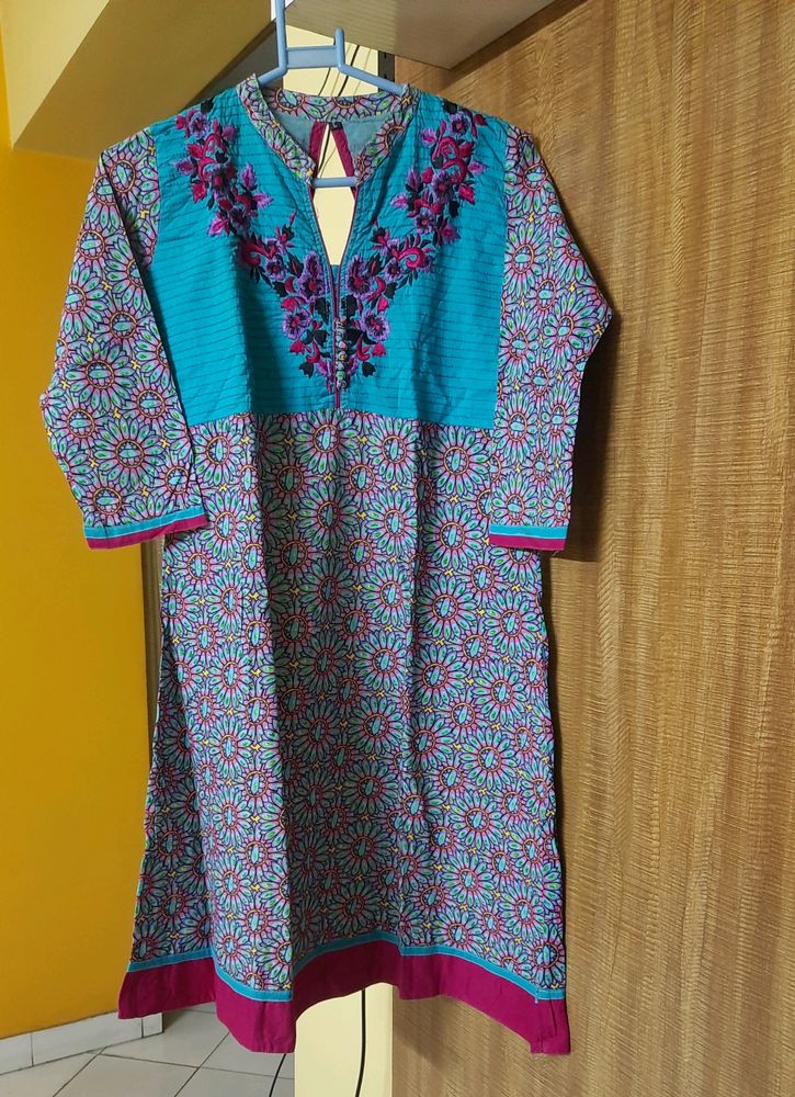 Awesome Embroidery Work Kurta