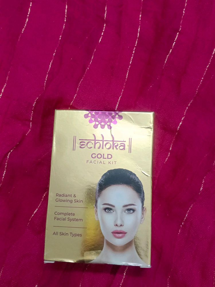 Schloka Gold Facial Kit For Glowing Skin