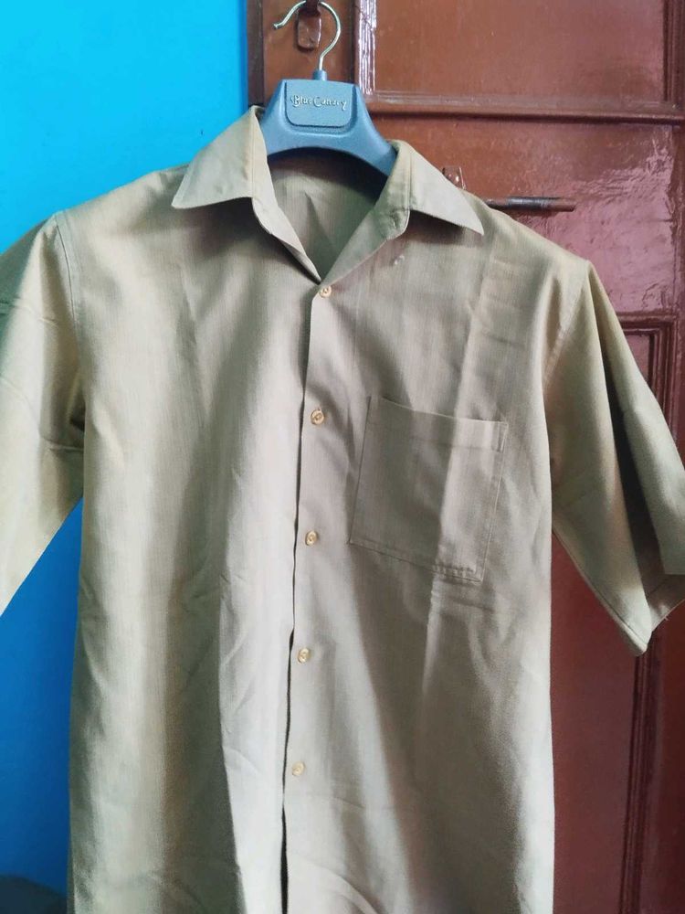 Mens Khaki Shirt