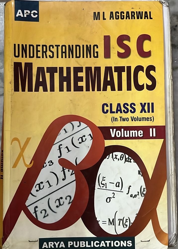 Maths ISC 12th Volume II