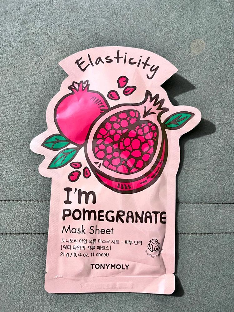 TONYMOLY Pomegranet Sheet Mask For Skin Care