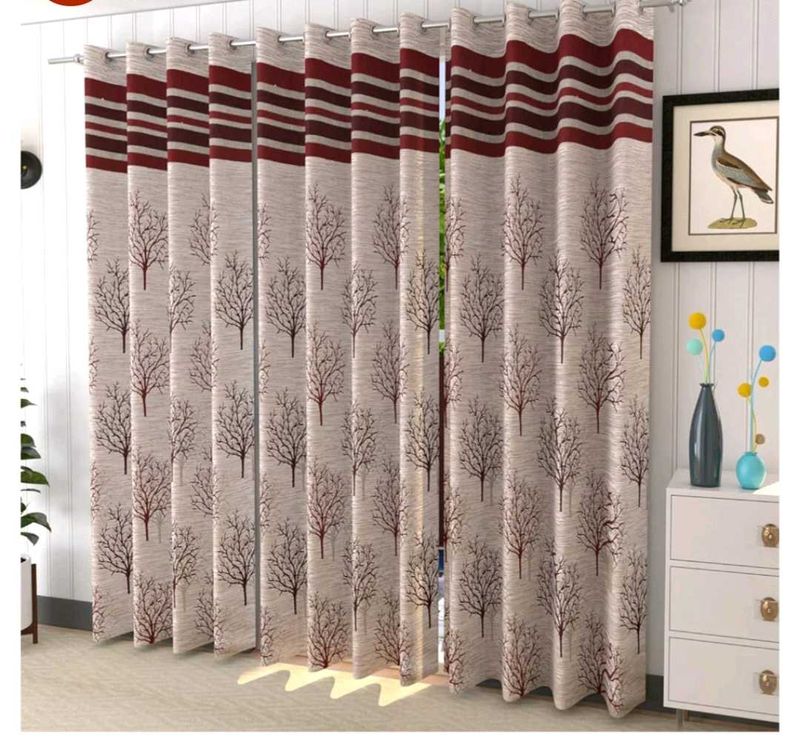 7 Feet Curtains - SET OF 4 - Perfect Condition