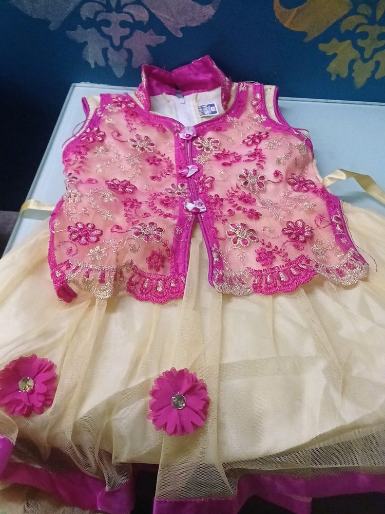 Baby's  3party Wear Frocks