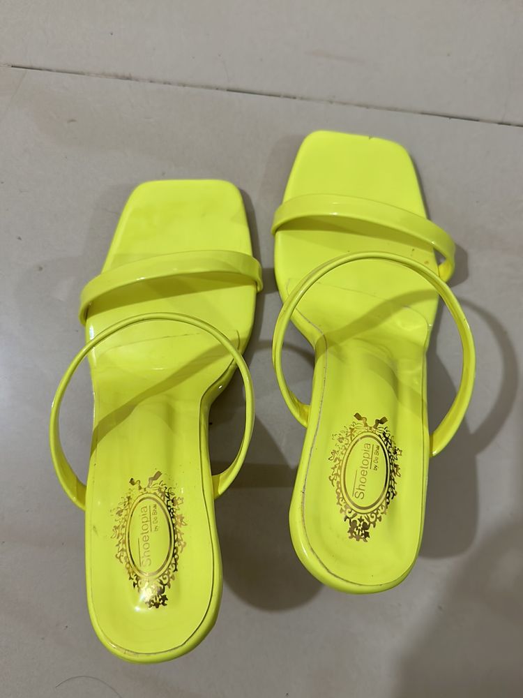 Shoetopia Neon Green EU 35 Heels