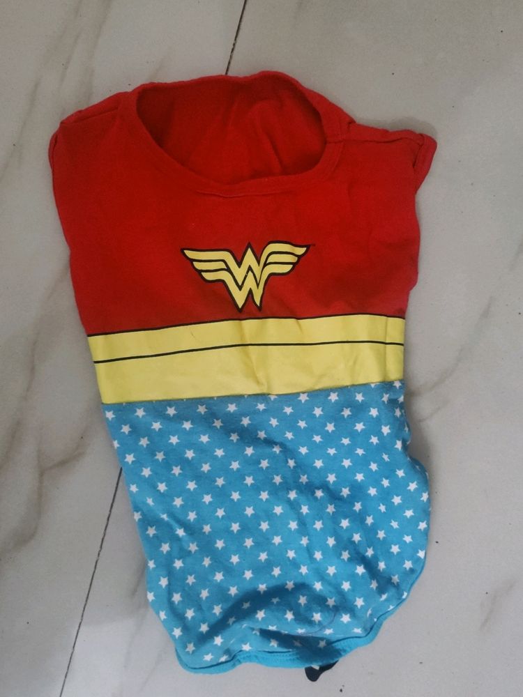 Wonderwomen Costume For Baby Photoshoot