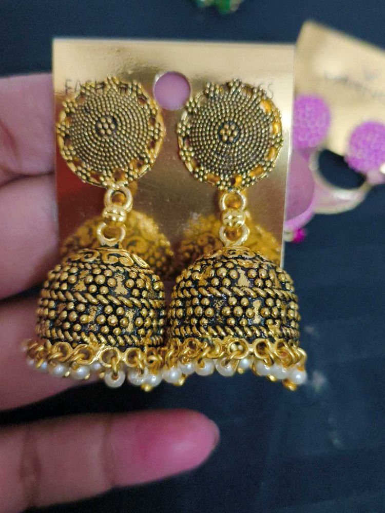 New Pair Of Jhumkas