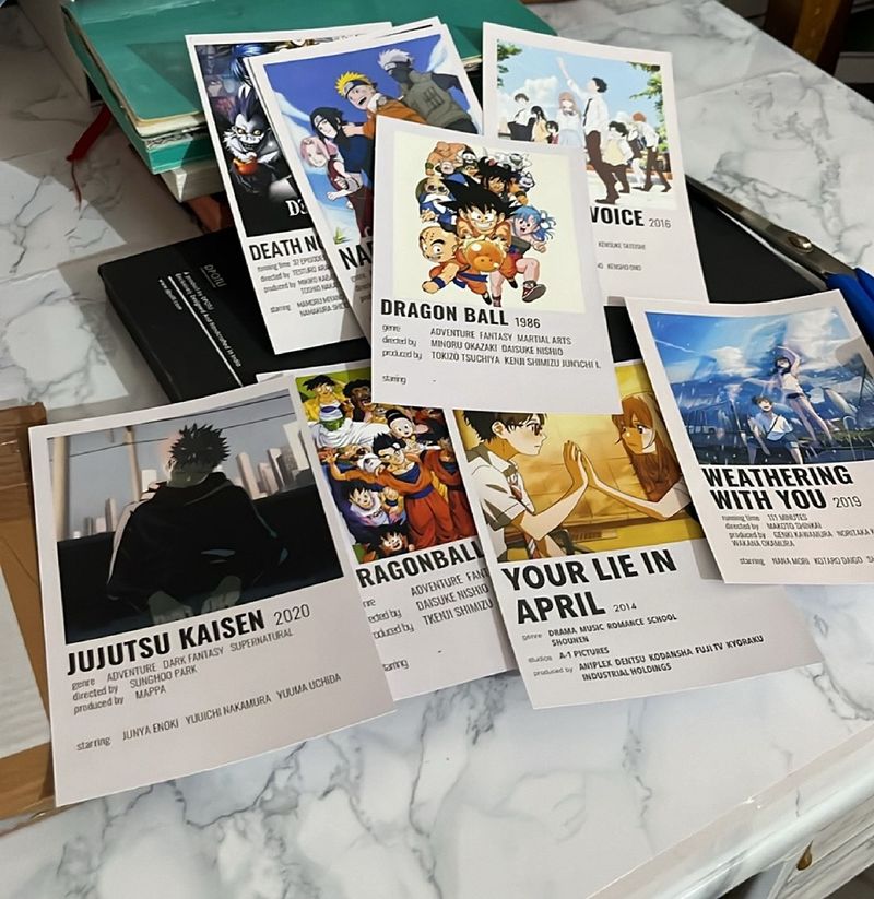 Anime Poster And Cards