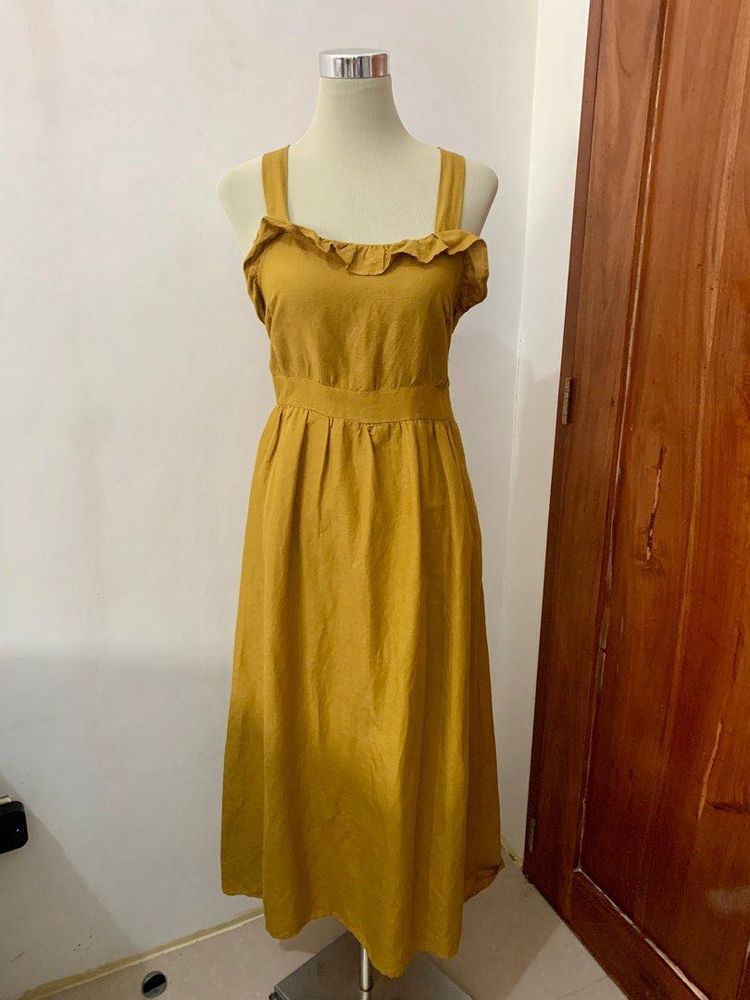 Zara Linen Dress - Medium