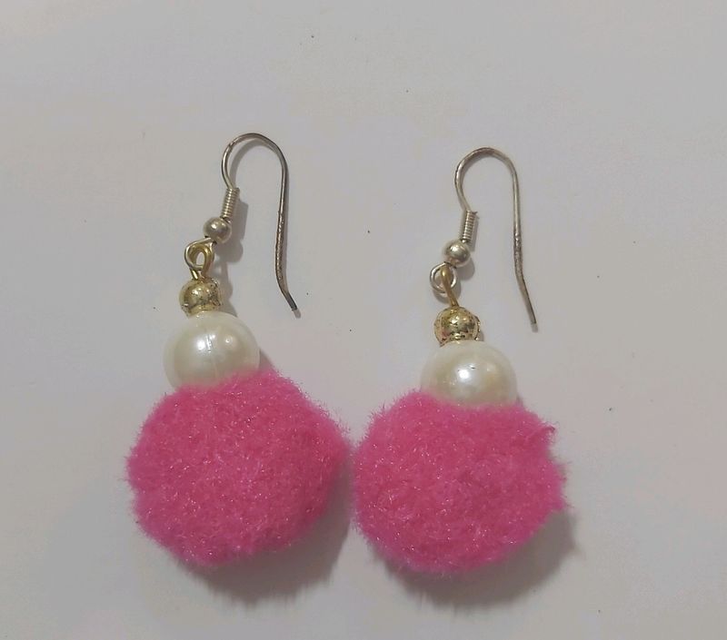 Pink Lightweight Earrings Brand New