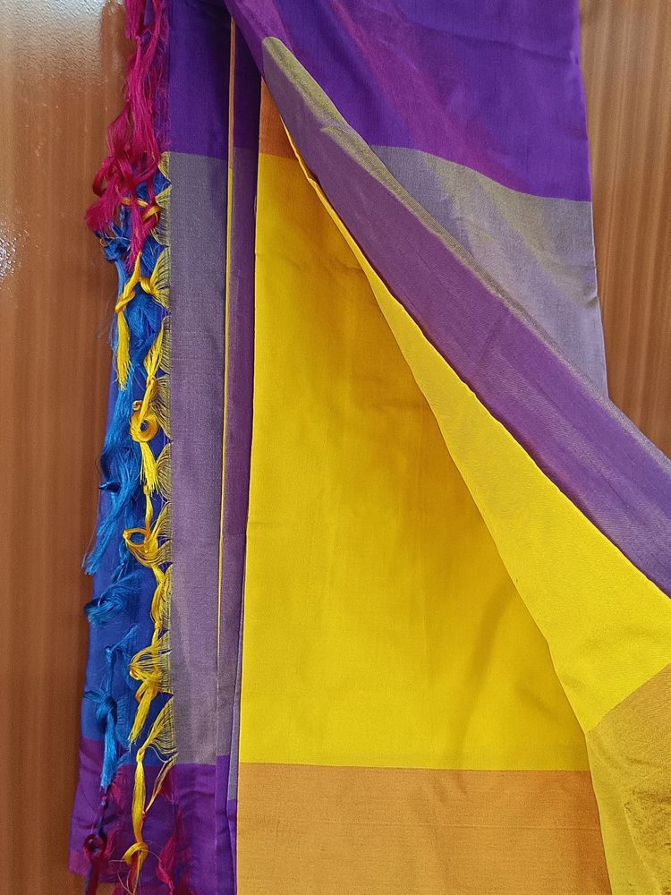 Combo Of 2 Multicoloured Silk Saree