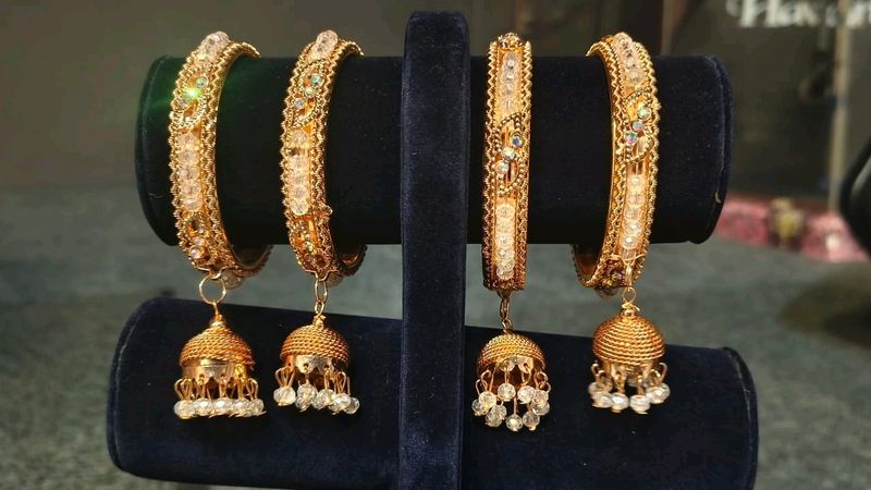 2pc Jhumka Bangles Available 2.4 2.6 2.8 2.10