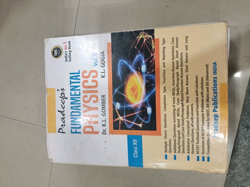 class 12th pradeep's physics book volume 1