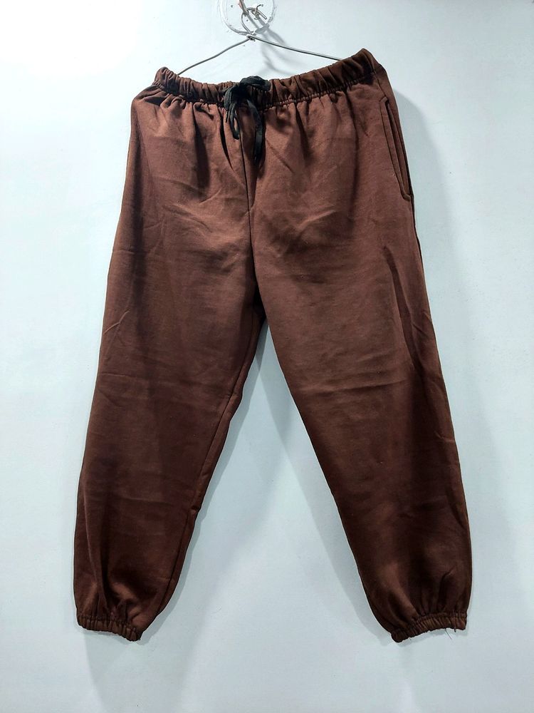 ✨️ New Brown Stretchable Baggy Joggers