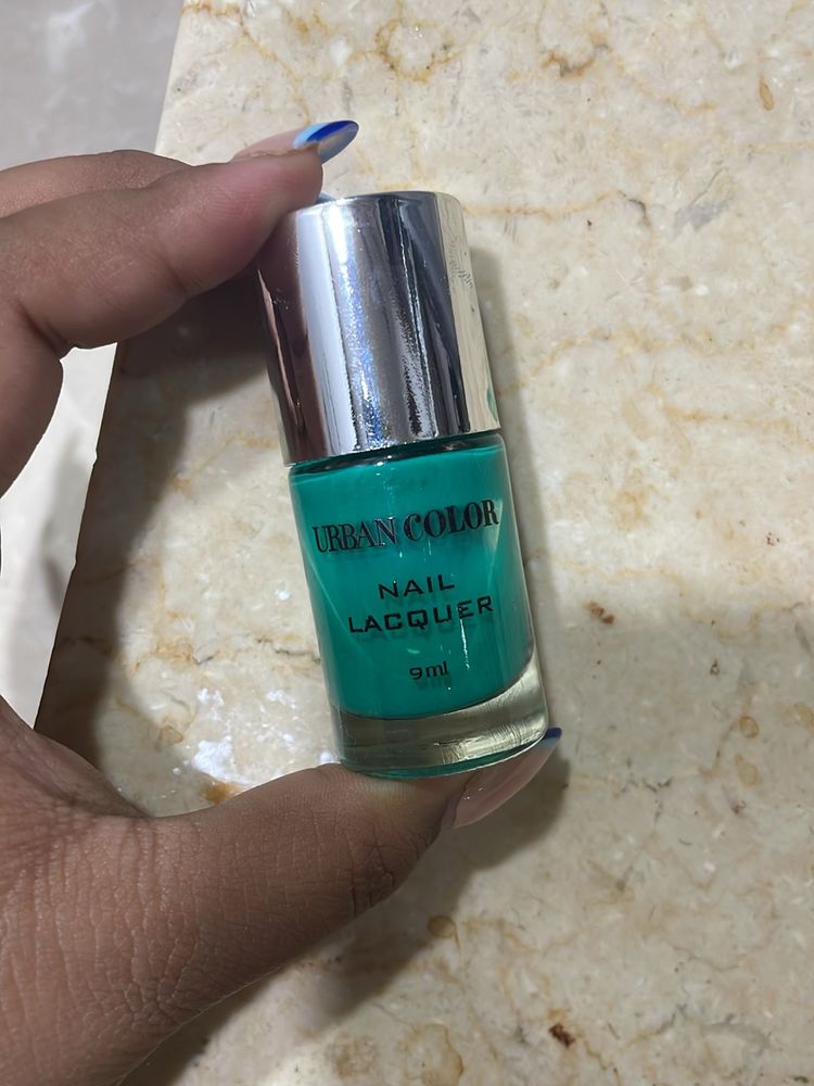 Teal Color Long Lasting Nail Paint