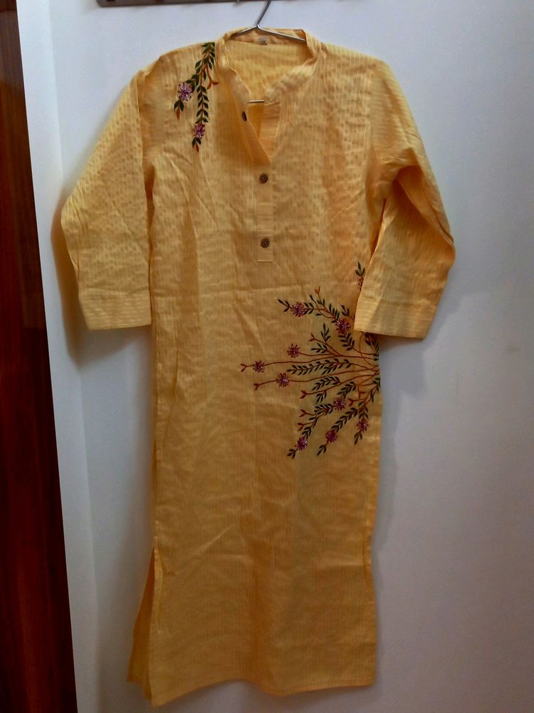 Cotten Kurthi With Dupatta