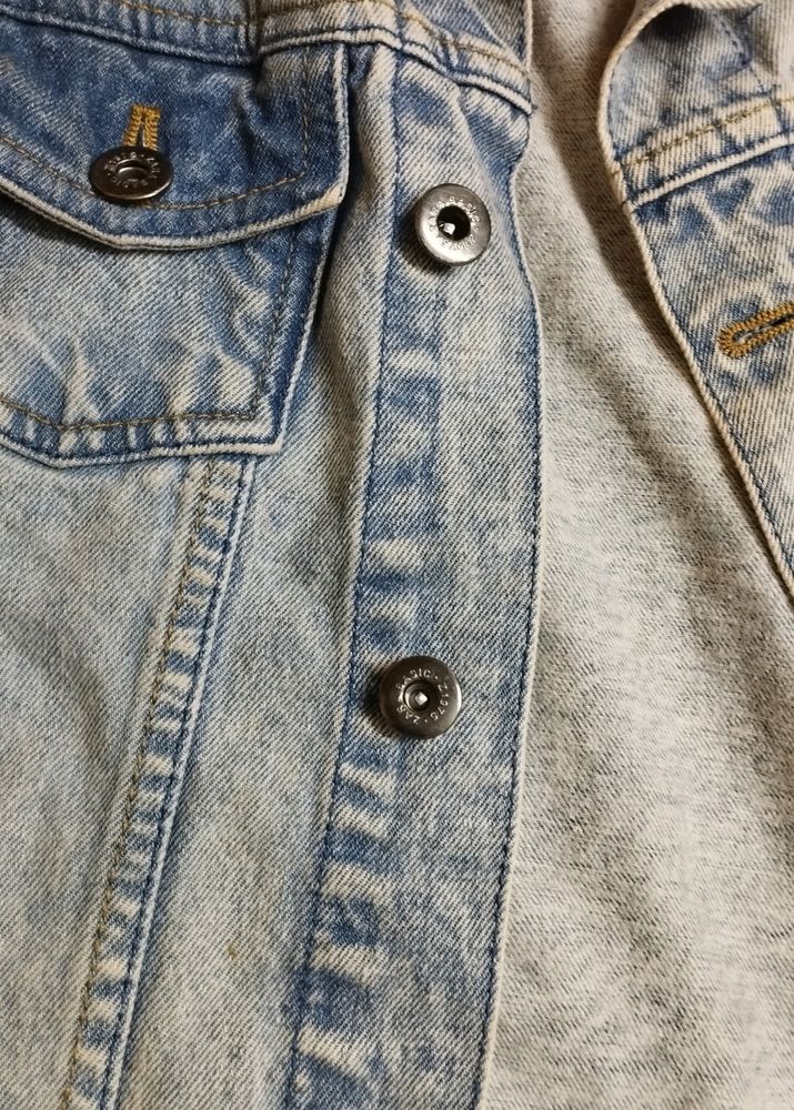 Sleeveless Denim Jacket