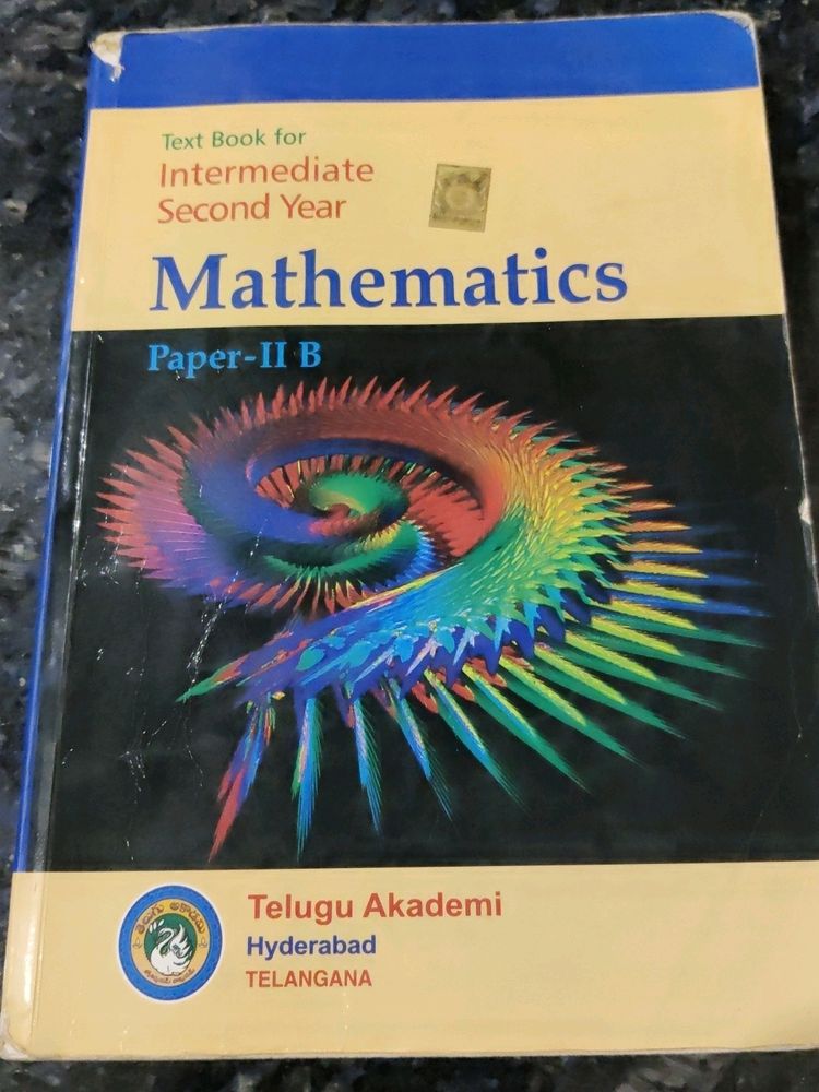 Intermediate Second Year Mathematics Textbook .