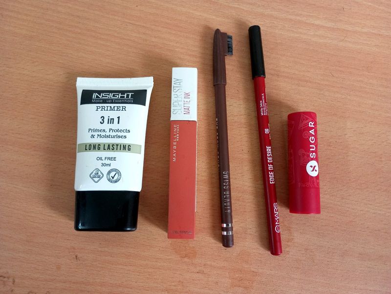 Combo - Maybelline,Sugar,Mars,SwissBeauty n Insigt