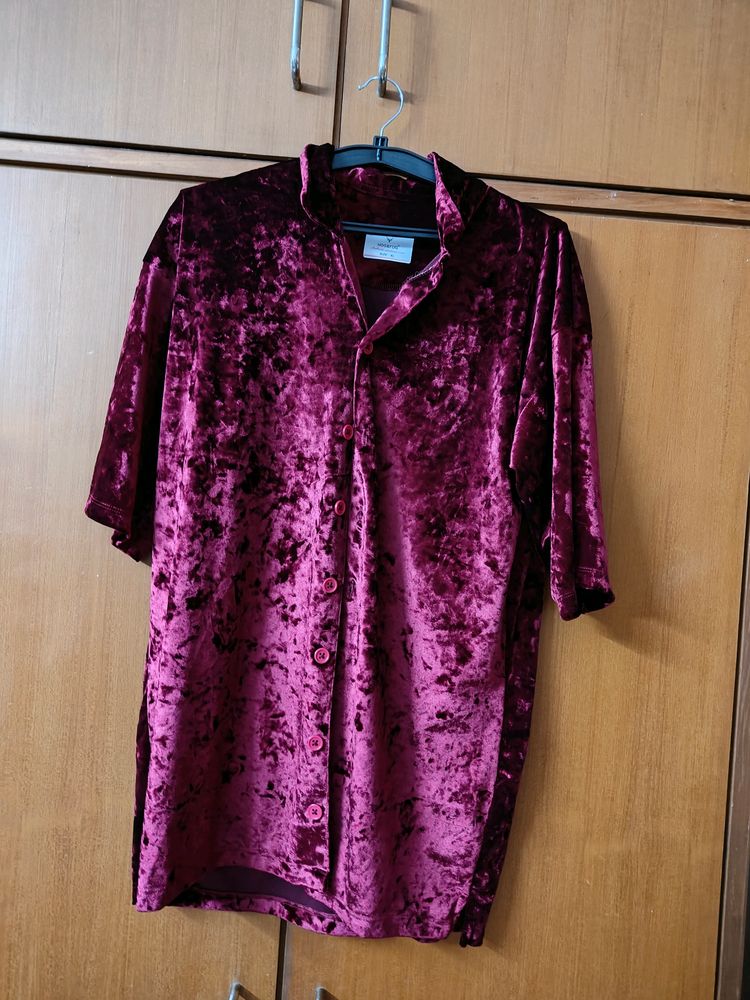 Imported Velvet Party Shirt