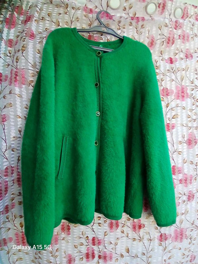 💚 Green Korean Cardigan