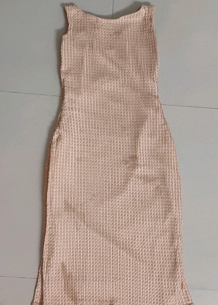 Sleeveless patterned kurta