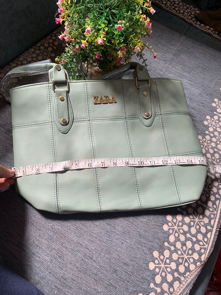 Green Zara Handbag