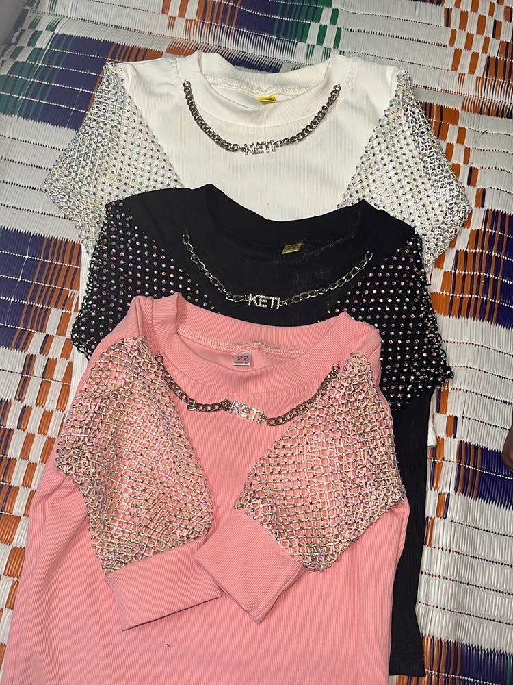 Baby Rhinestone Top