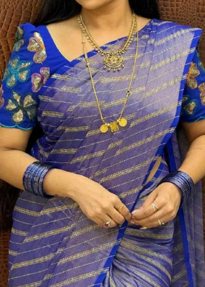 Trending designer blouse and saree ❤️✨