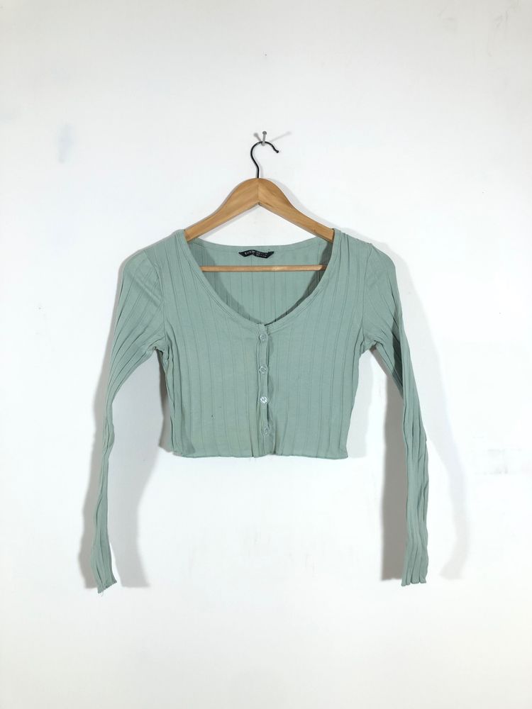 Sea Green Crop Top(Women’s)