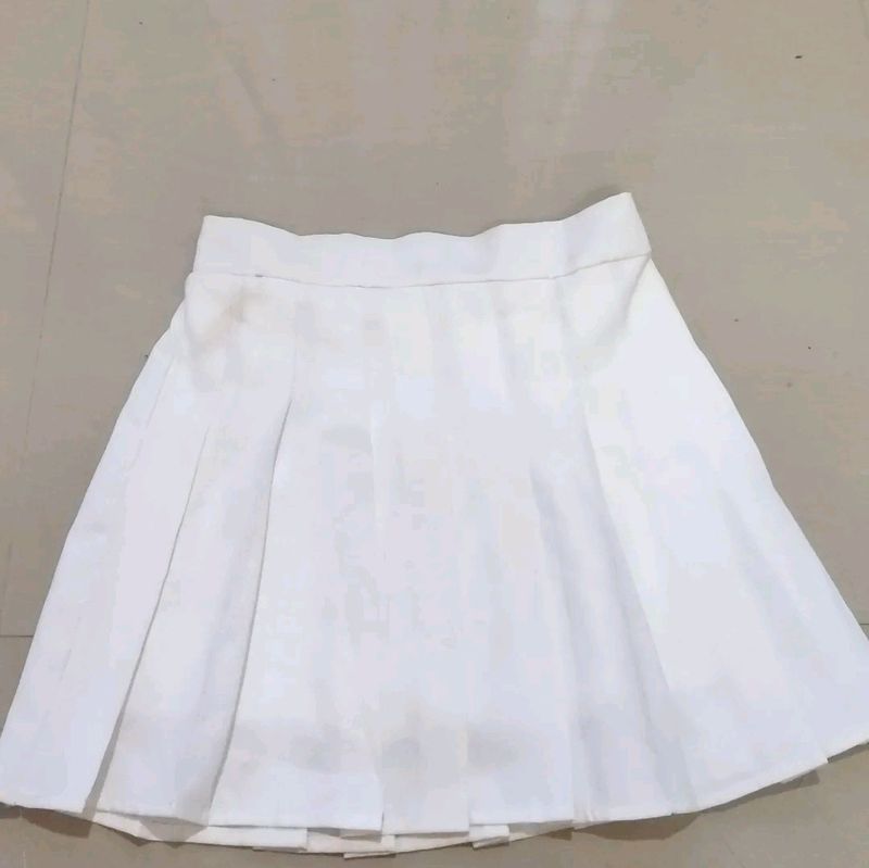 White Tennis Skirt