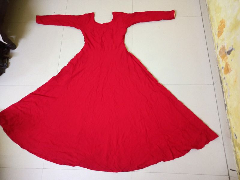 Red Anarkali Suit