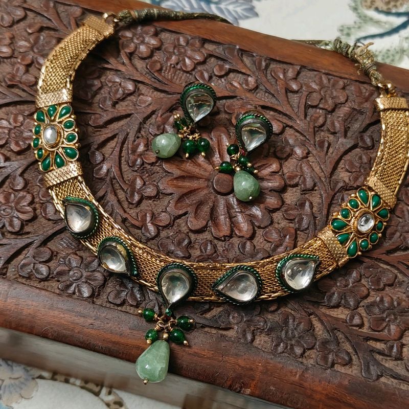 Vintage Jadau Kundan Set